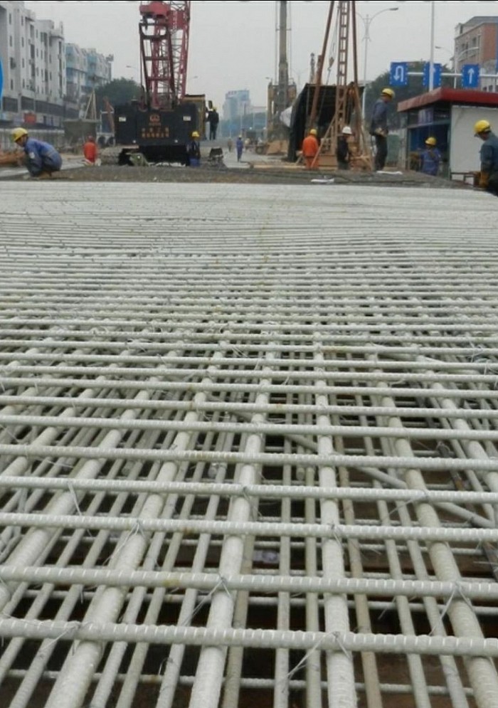 concrete base of industrial production
