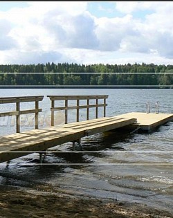 Screw piles for the piers